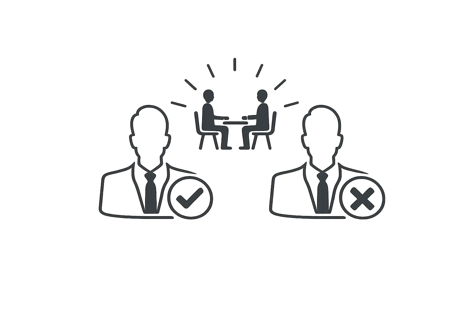 Candidate shortlisting and interview decision process